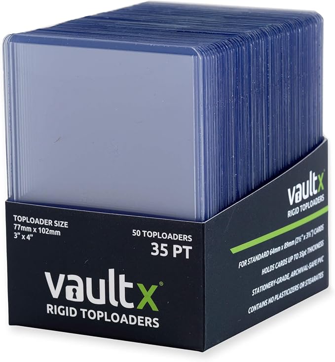 Vault X Top Loaders - 35pt 3" x 4"